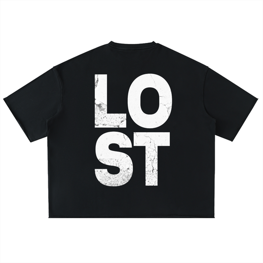 Washed Rolled Hem Half Sleeve T-Shirt