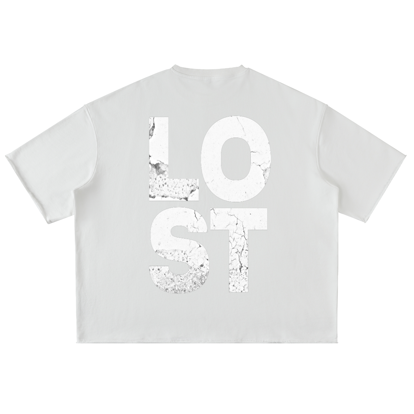 Washed Rolled Hem Half Sleeve T-Shirt